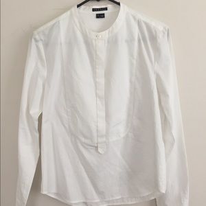 Theory white button up